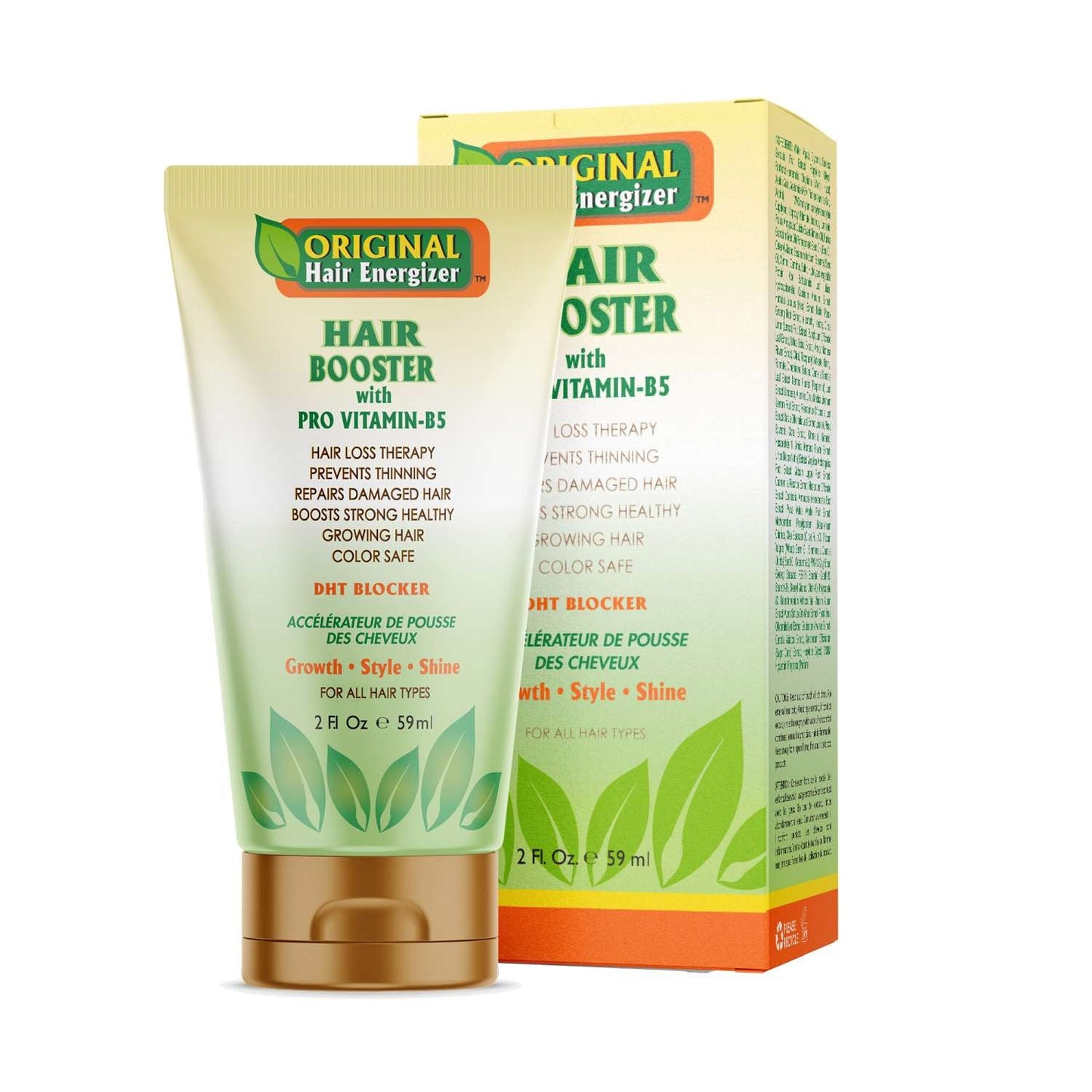 Hair Growth Booster with Vitamin B5 2 Oz Organic