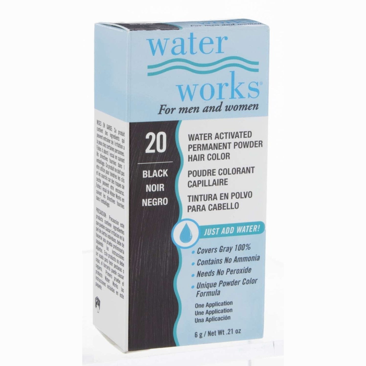 Powder Hair Color Black 0.2 Oz