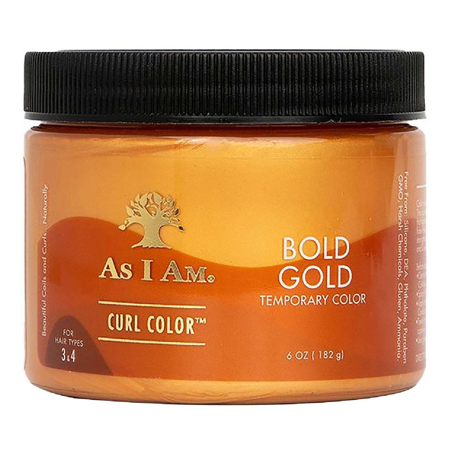 As I Am Temporary Curl Color Bold Gold 6 Oz