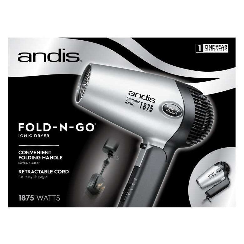 Fold-N-Go 1875W Ionic Ceramic Hair Dryer
