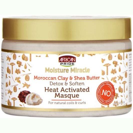 African Pride Heat Activated Moisture Miracle Detox Masque 12 Oz