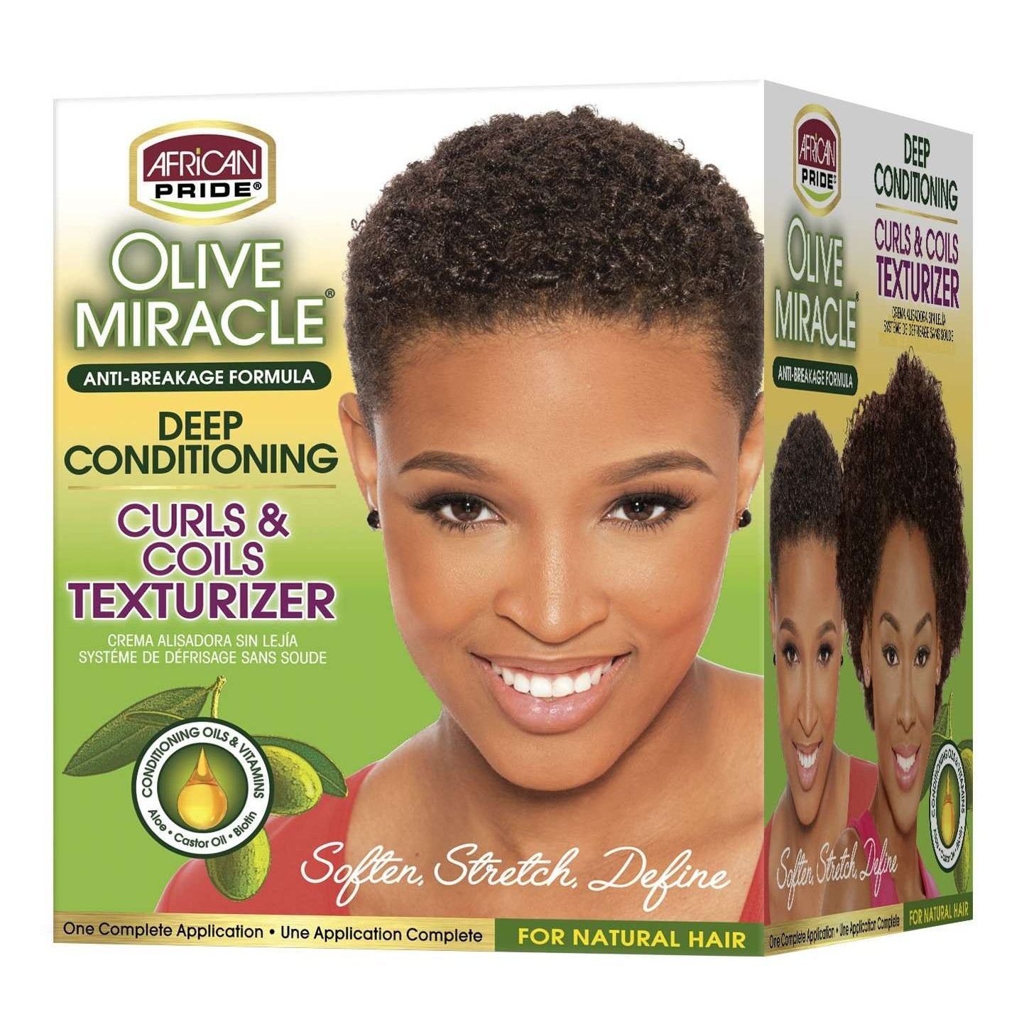 African Pride Texturizer Kit Olive Miracle
