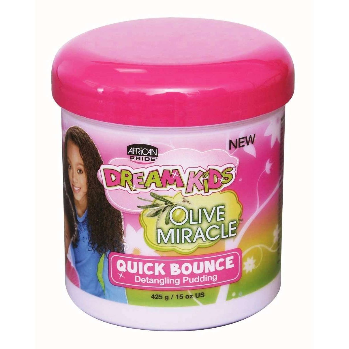 African Pride Quick Bounce Pudding Olive Miracle 15 Oz