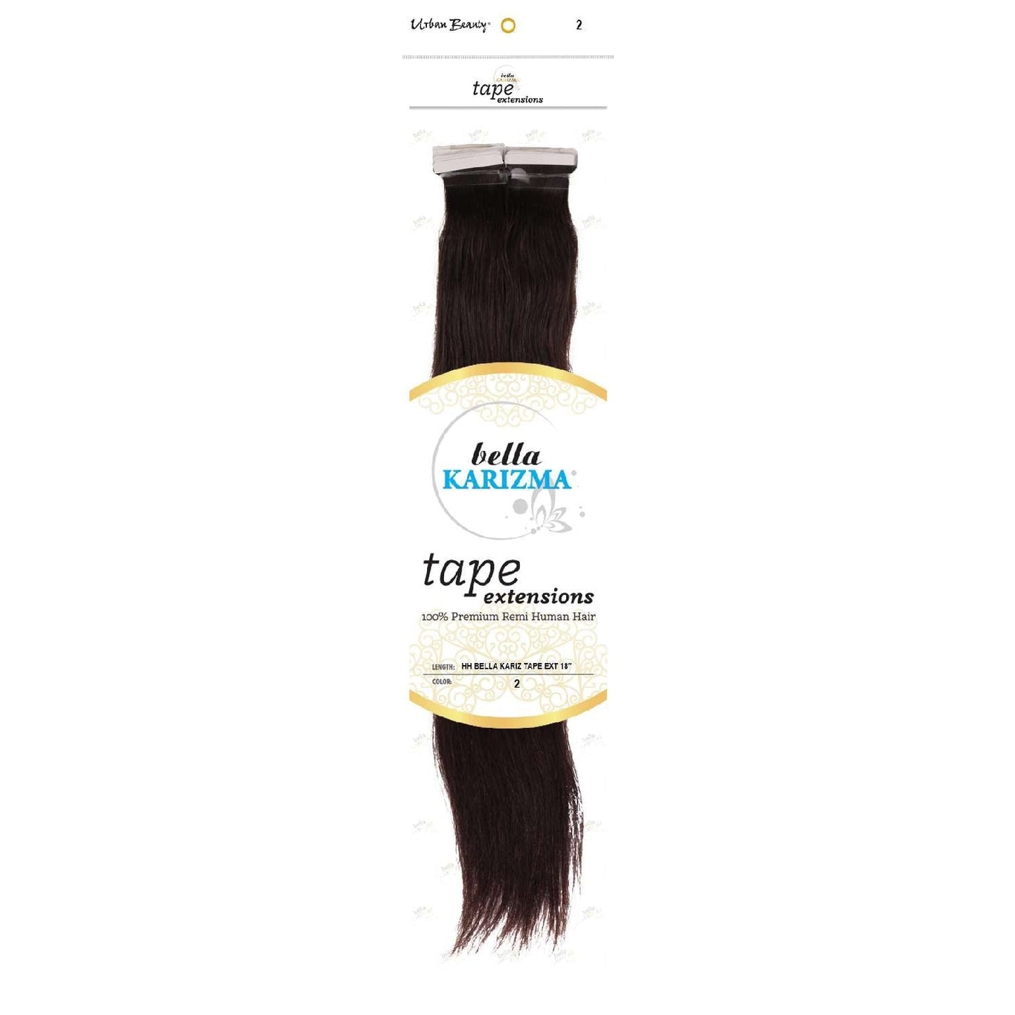 Tape-In Human Hair Extensions 18 Inch 2 Pack