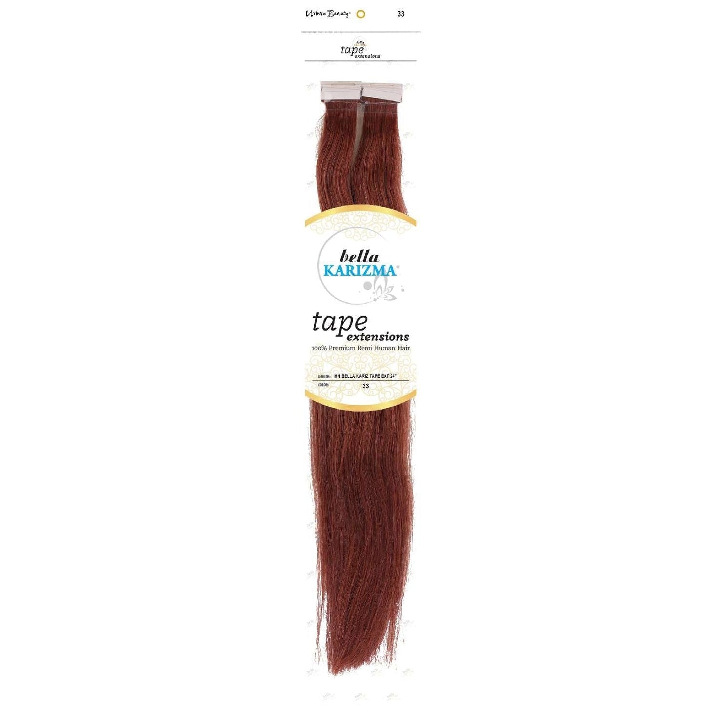 Tape-In Human Hair Extensions 24 Inch 33