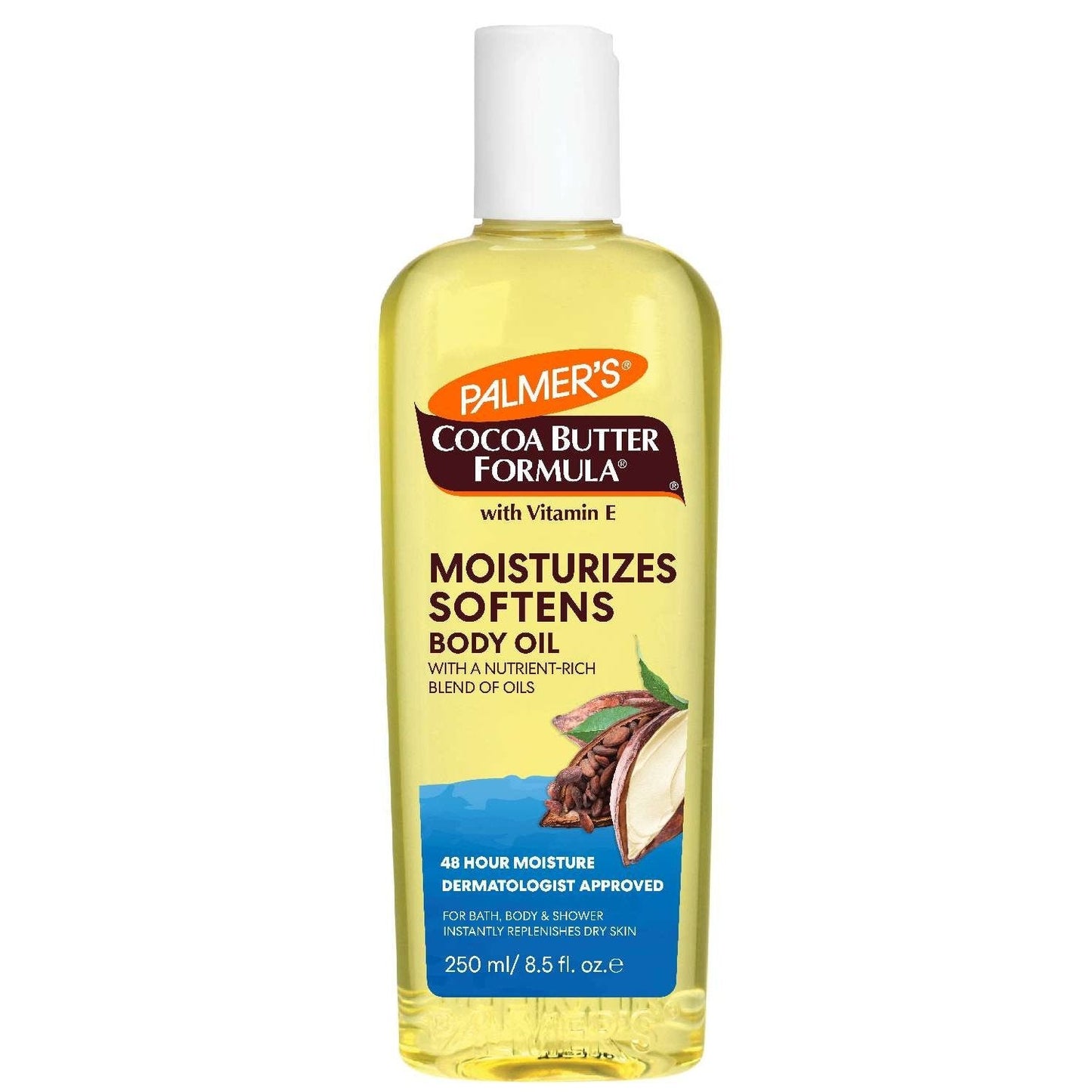 Moisturizing Body Oil Cocoa Butter 8 Oz