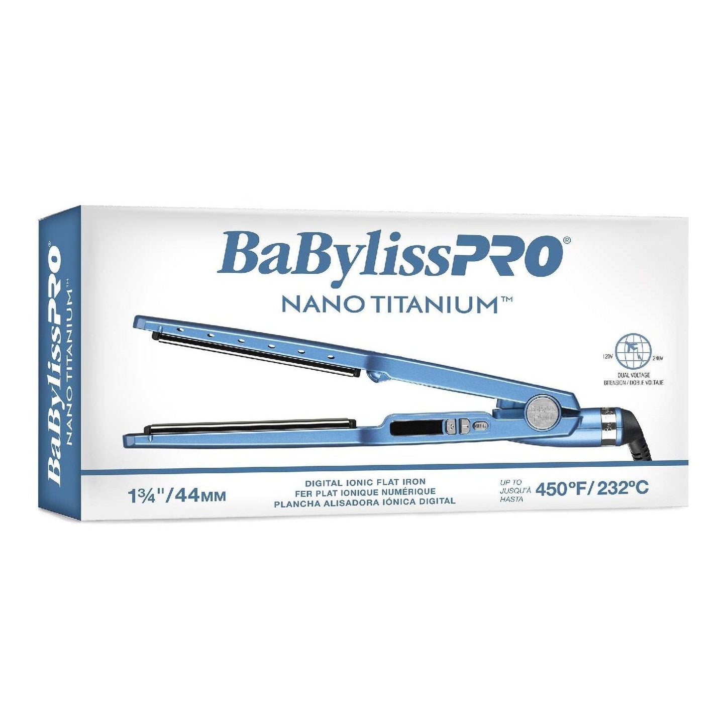 Nano Titanium Ionic Hair Straightener 1 3/4 In