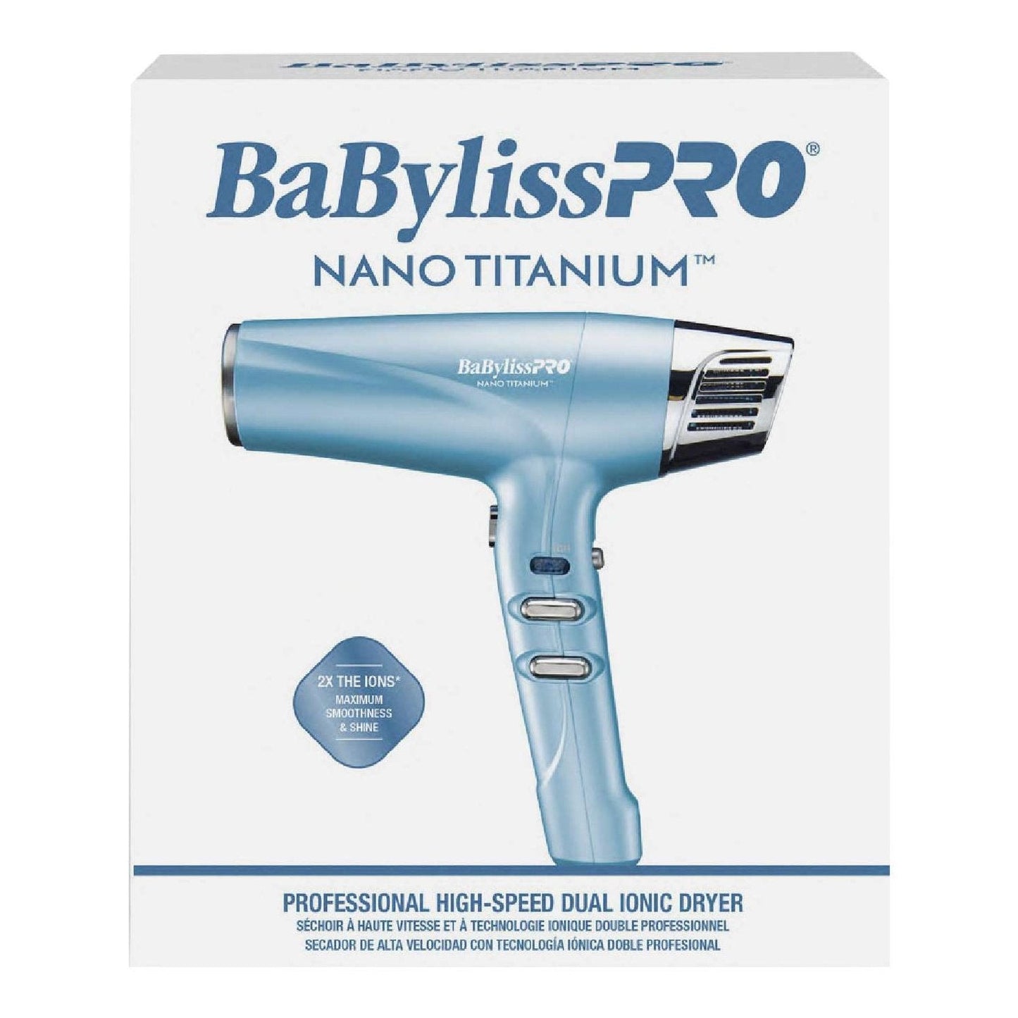 Nano Titanium Ionic Hair Dryer 1875W High Speed