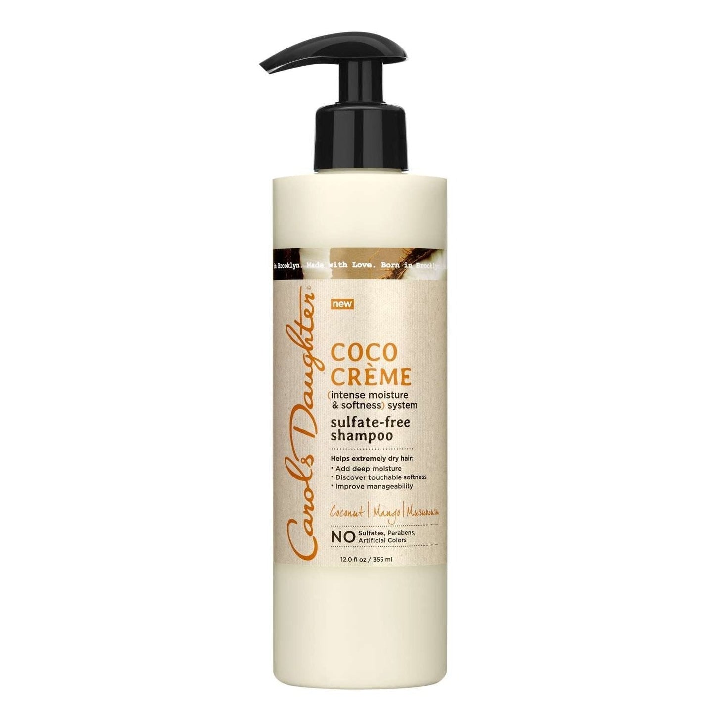 Sulfate Free Coco Creme Shampoo 12 Oz