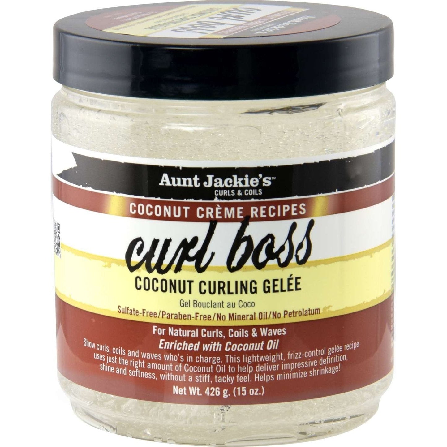 Aunt Jackie's Curl Boss Coconut Creme 15 Oz