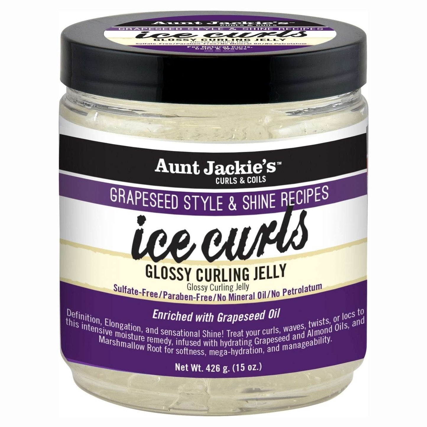 Aunt Jackie's Grapeseed Ice Curls 15 oz