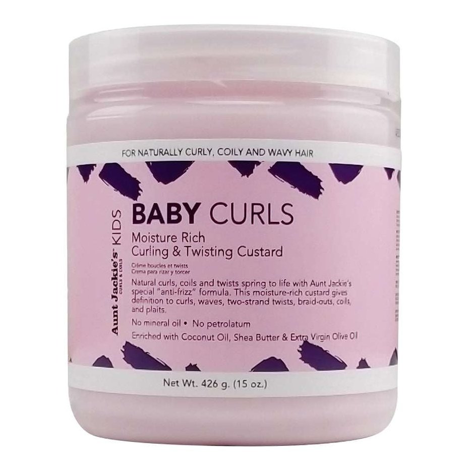 Aunt Jackie's Curling N Twisting Custard for Baby Curls 15 oz