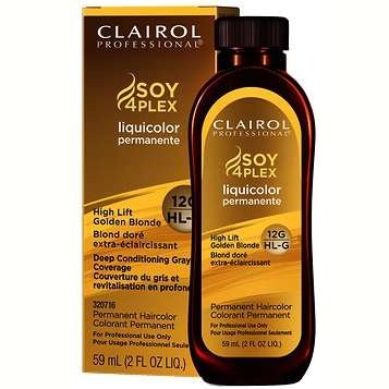 Permanent Hair Color High Lift Golden Blonde Soy4Plex 2.0 Fl Oz