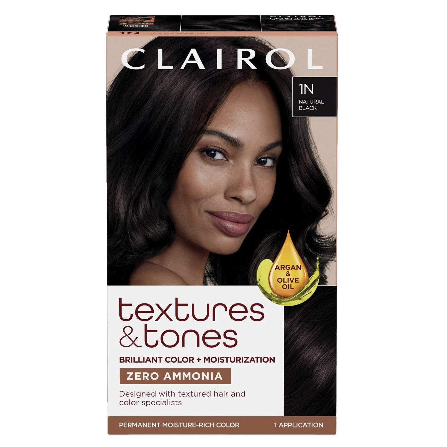 Textures & Tones Hair Color 1N Natural Black
