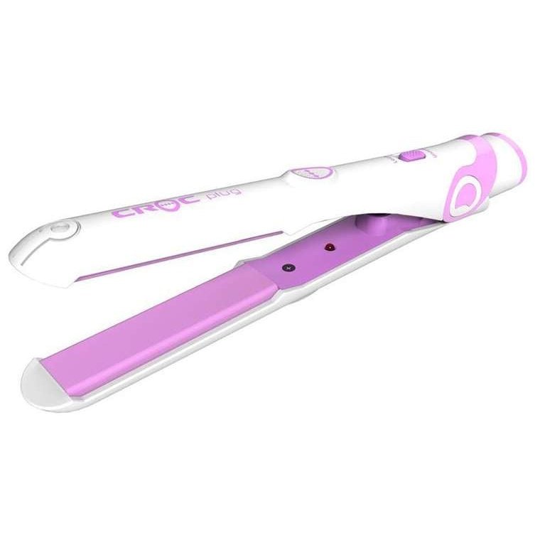 Detachable Mini Flat Iron White Pink