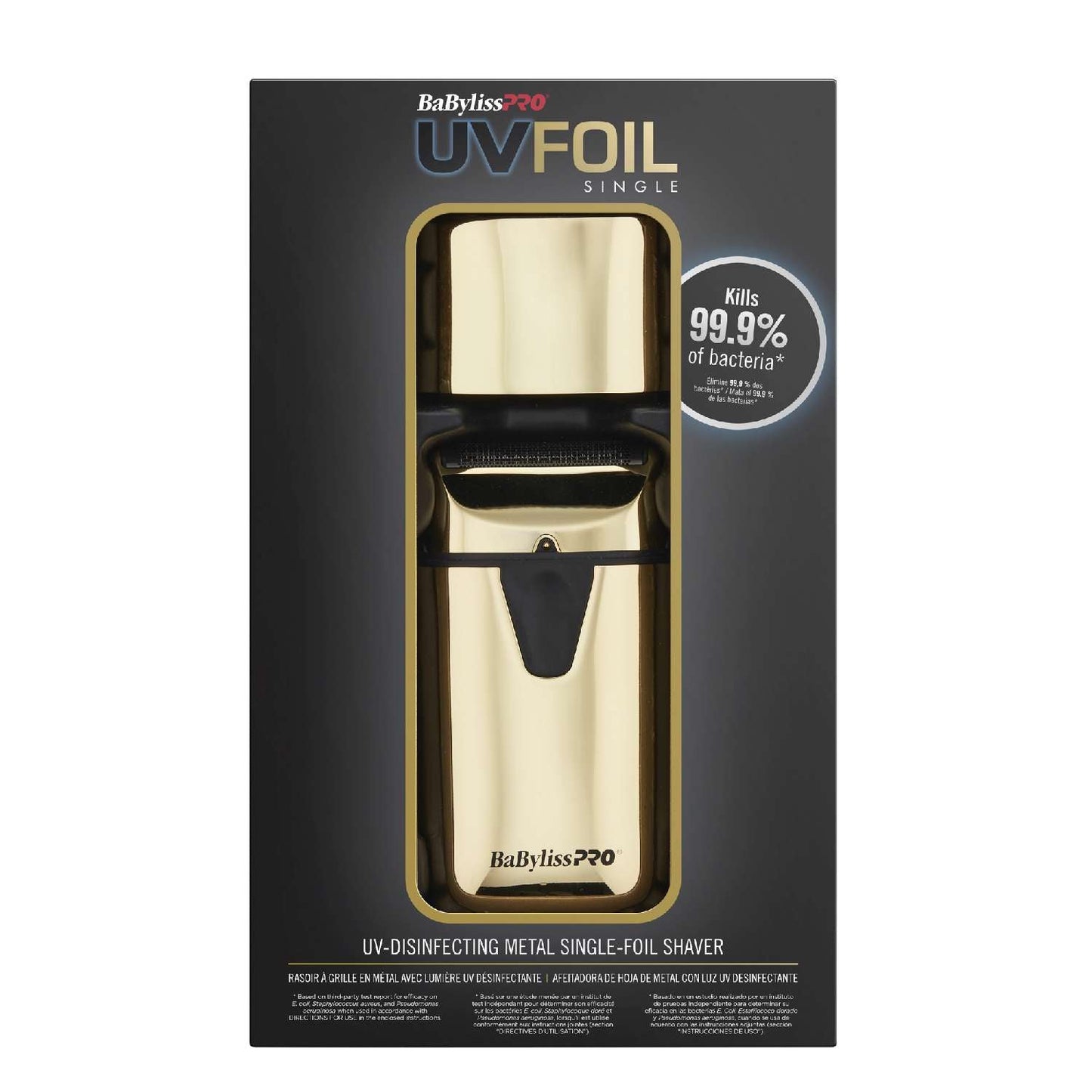 UV Single Foil Shaver Gold