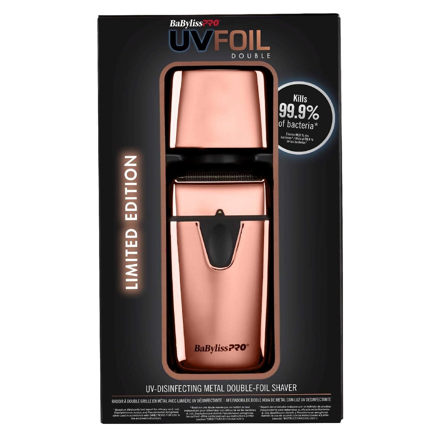 Double Foil UV Shaver Rose Gold