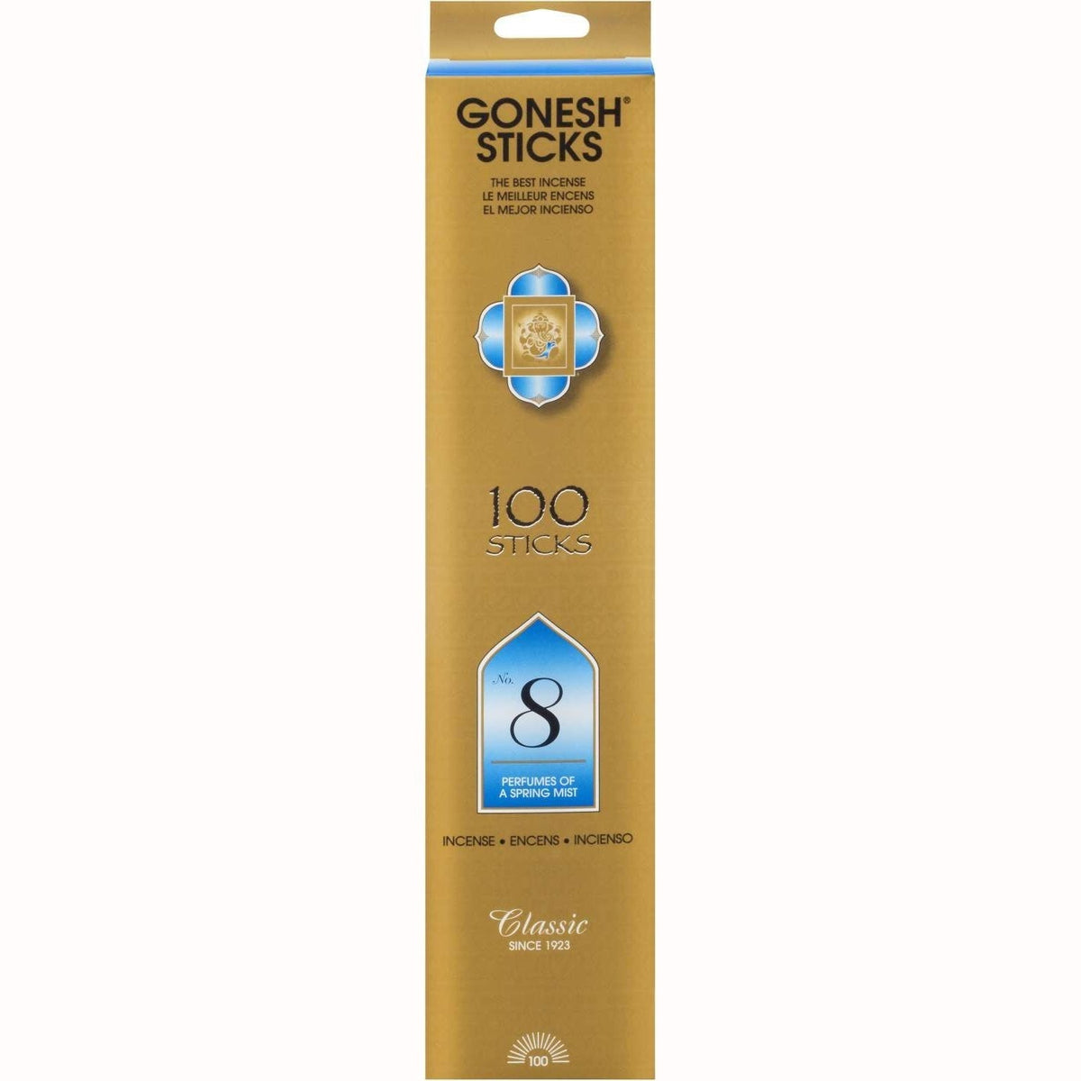 Gonesh Stick Classic 8 Spring Mist 100 Pc