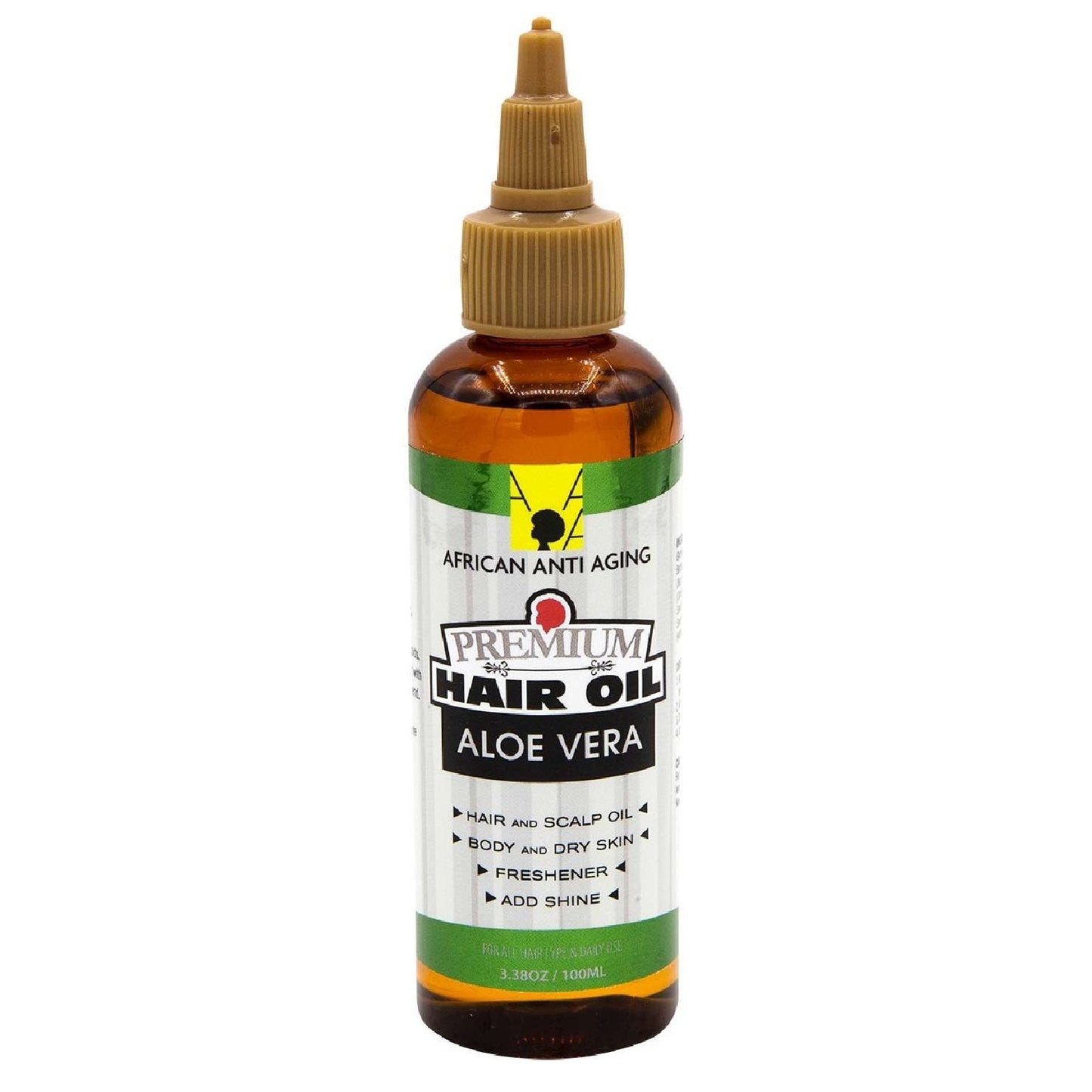 Anti Aging Premium Hair Oil with Aloe Vera 3.38 Oz