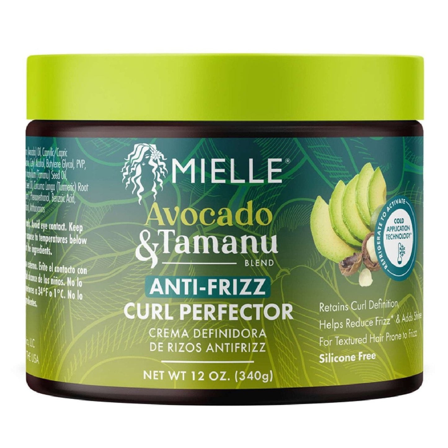 Mielle Curl Perfector Avocado Tamanu Anti-Frizz 12 oz