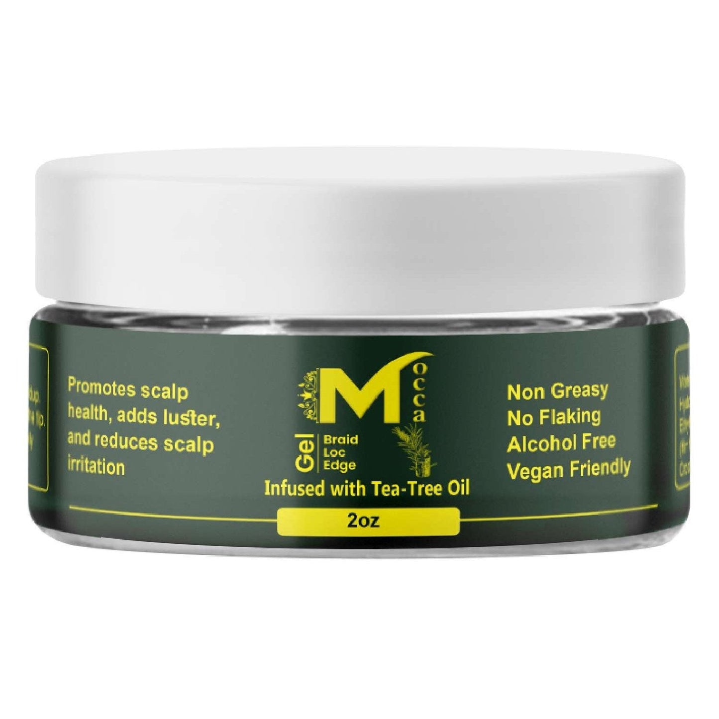 Braiding Loc and Twist Gel with Tea Tree Oil 2 Oz
