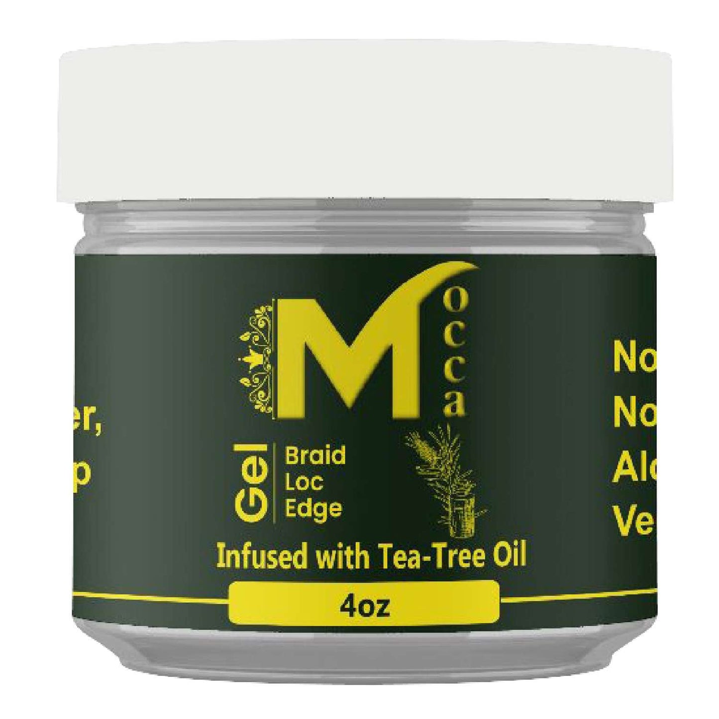 Braiding Loc and Twist Gel with Tea Tree 4 Oz
