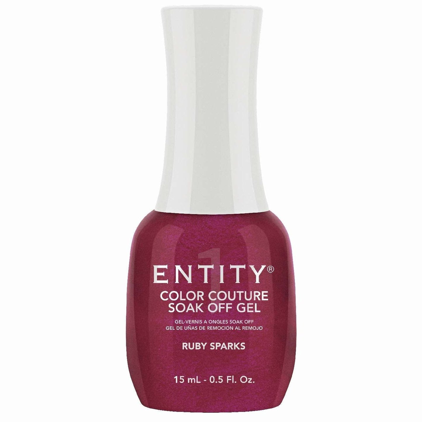 Soak Off Gel Ruby Sparks 0.5 Fl Oz