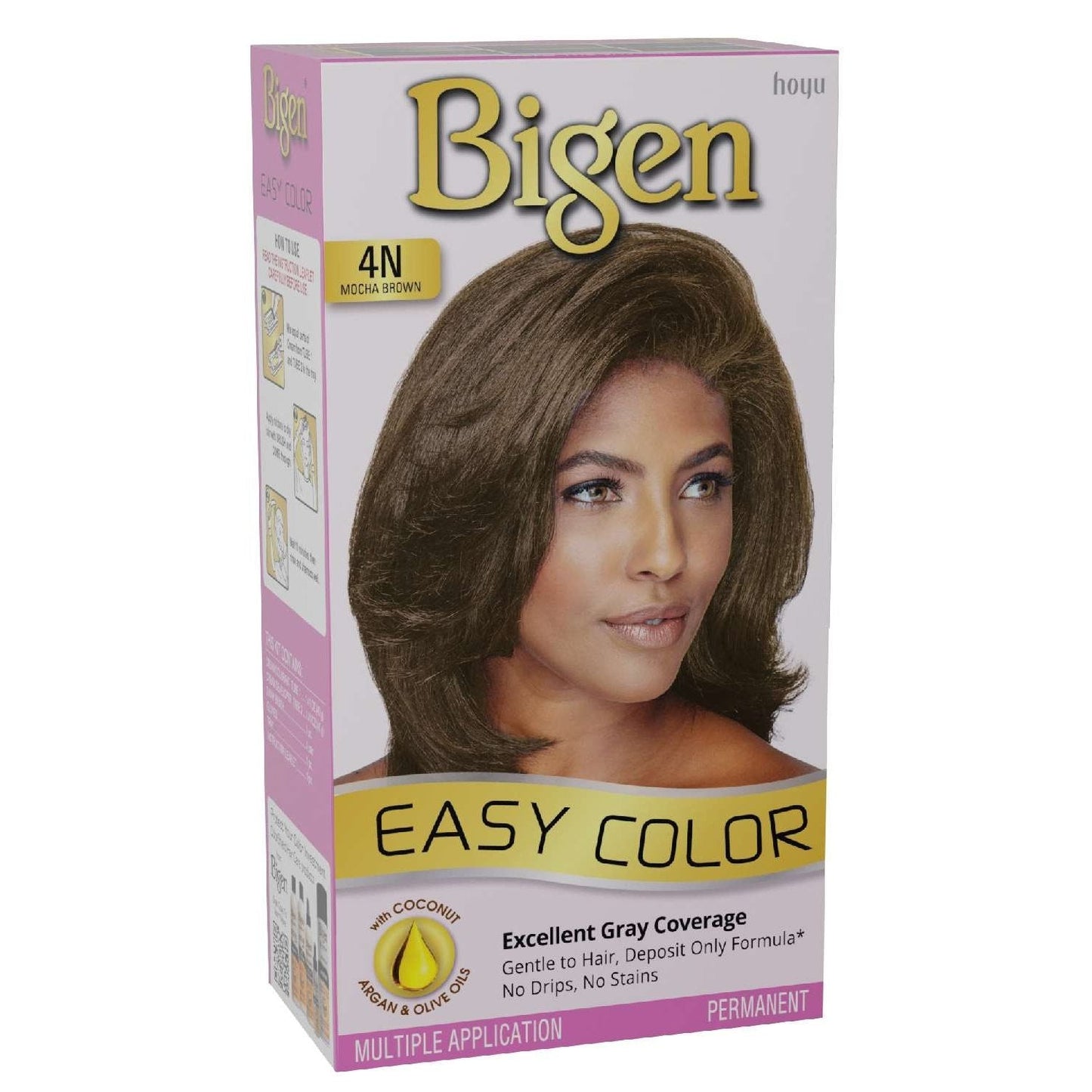 Hair Color Kit Mocha Brown 4N Easy Color