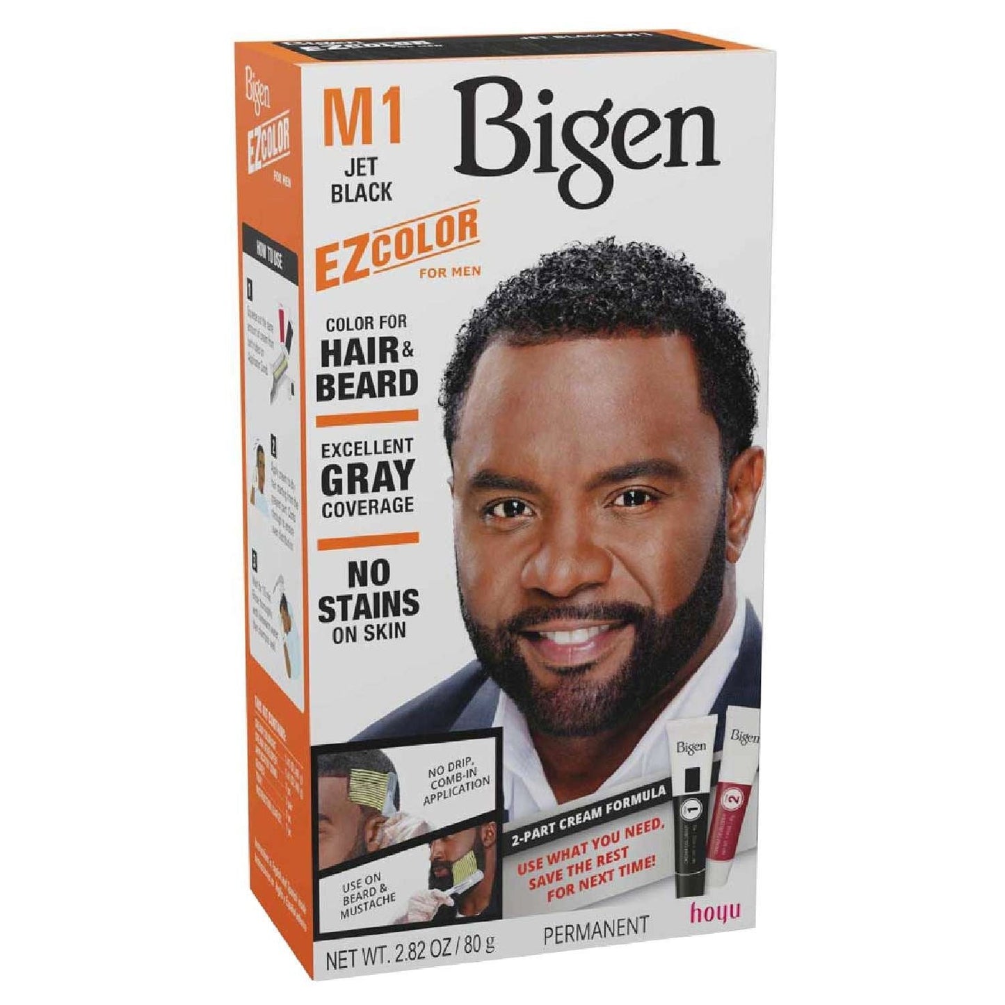 Hair Color Kit Jet Black for Men