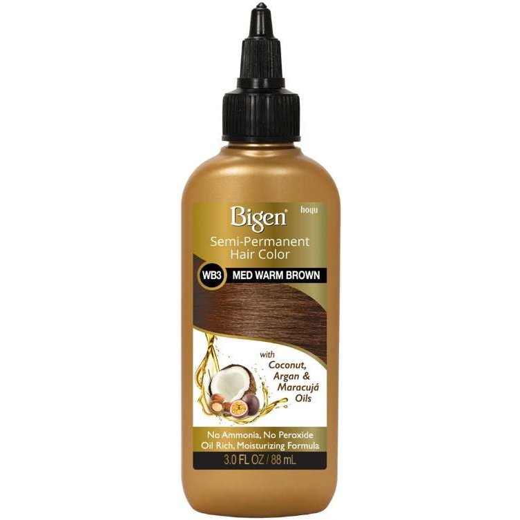 Semi-Permanent Hair Color Medium Warm Brown WB3 3 Oz
