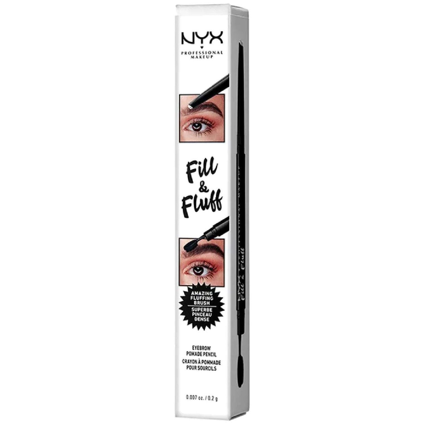 Eyebrow Pomade Pencil Dual-Ended Clear 0.007 Oz