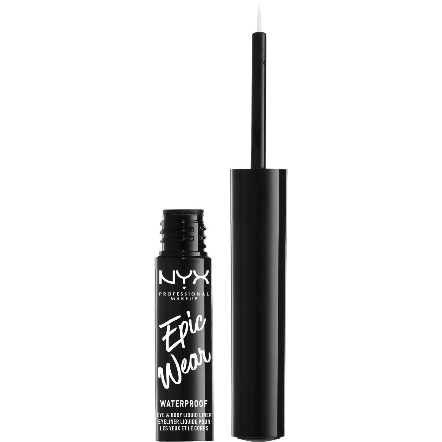 Waterproof Matte Liquid Eye and Body Liner White 04