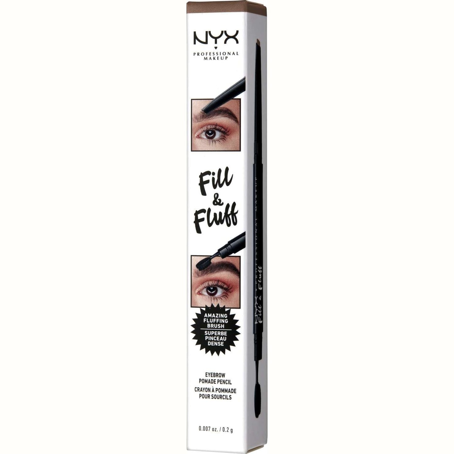 Eyebrow Pomade Pencil Dual-Ended Auburn 0.007 Oz