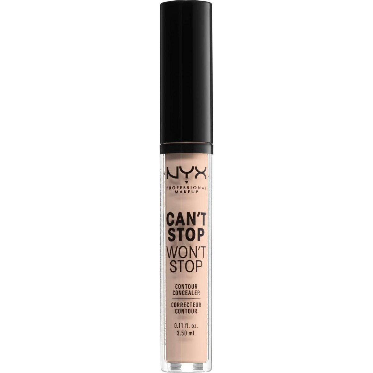 NYX Cant Stop Wont Stop Contour Concealer 1.5 - Fair 0.11 Fl Oz
