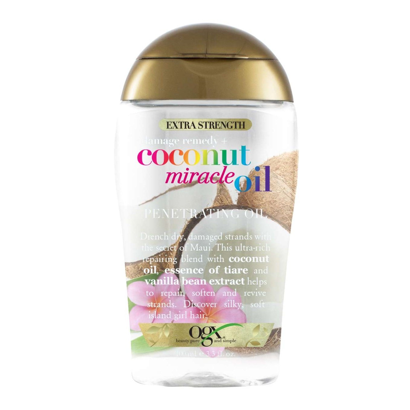 Extra Strength Damage Remedy Coconut Miracle Penetrating Oil 3.3 Fl Oz