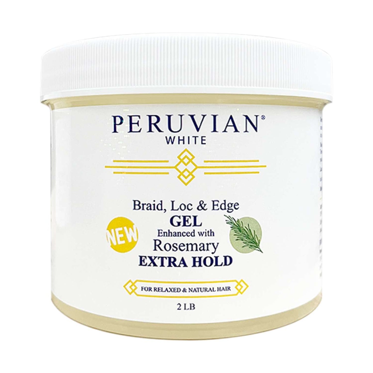 Braid Loc Edge Gel with Rosemary Extra Hold 32 Oz