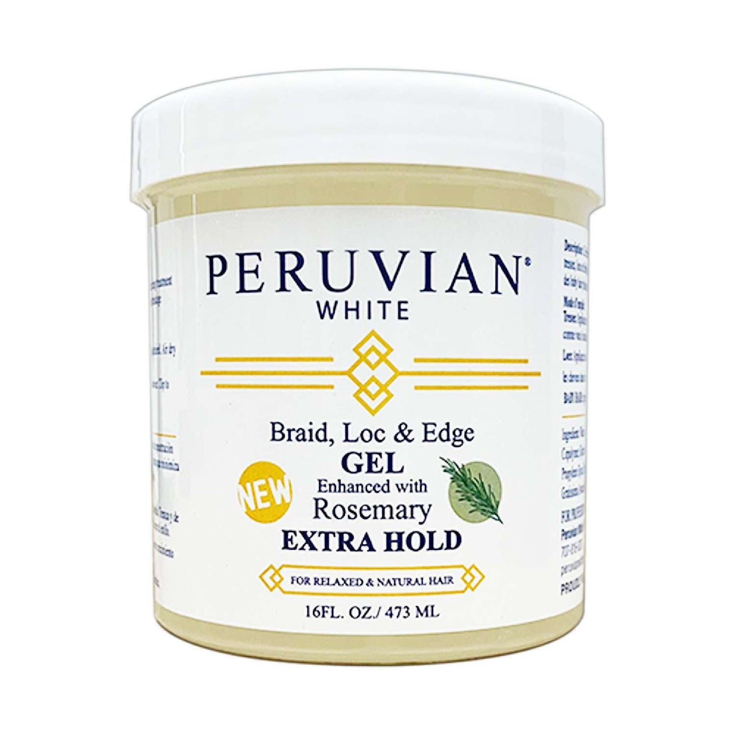 Braid Loc Edge Gel with Rosemary 16 Fl Oz