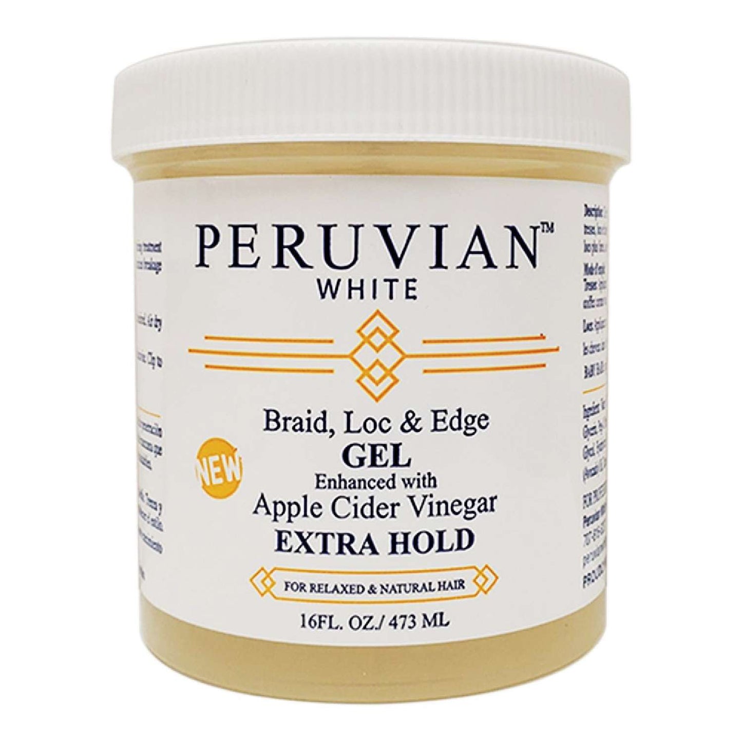 Loc Edge Gel Apple Cider Vinegar Extra Hold 16 Oz