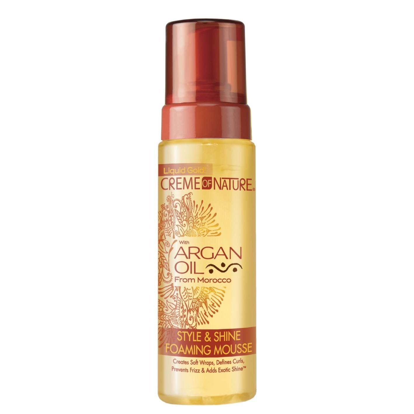 Creme of Nature Foam Wrap Lotion Argan Oil 7 Oz