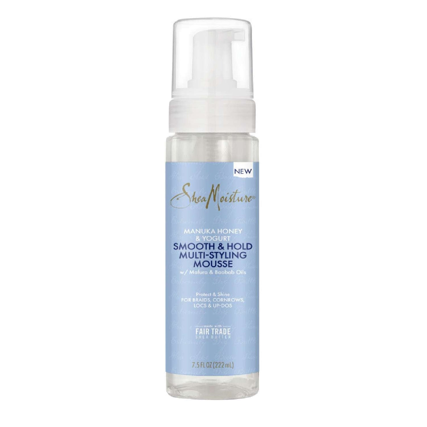 Shea Moisture Multi-Styling Mousse with Manuka Honey Yogurt 7.5 Fl Oz