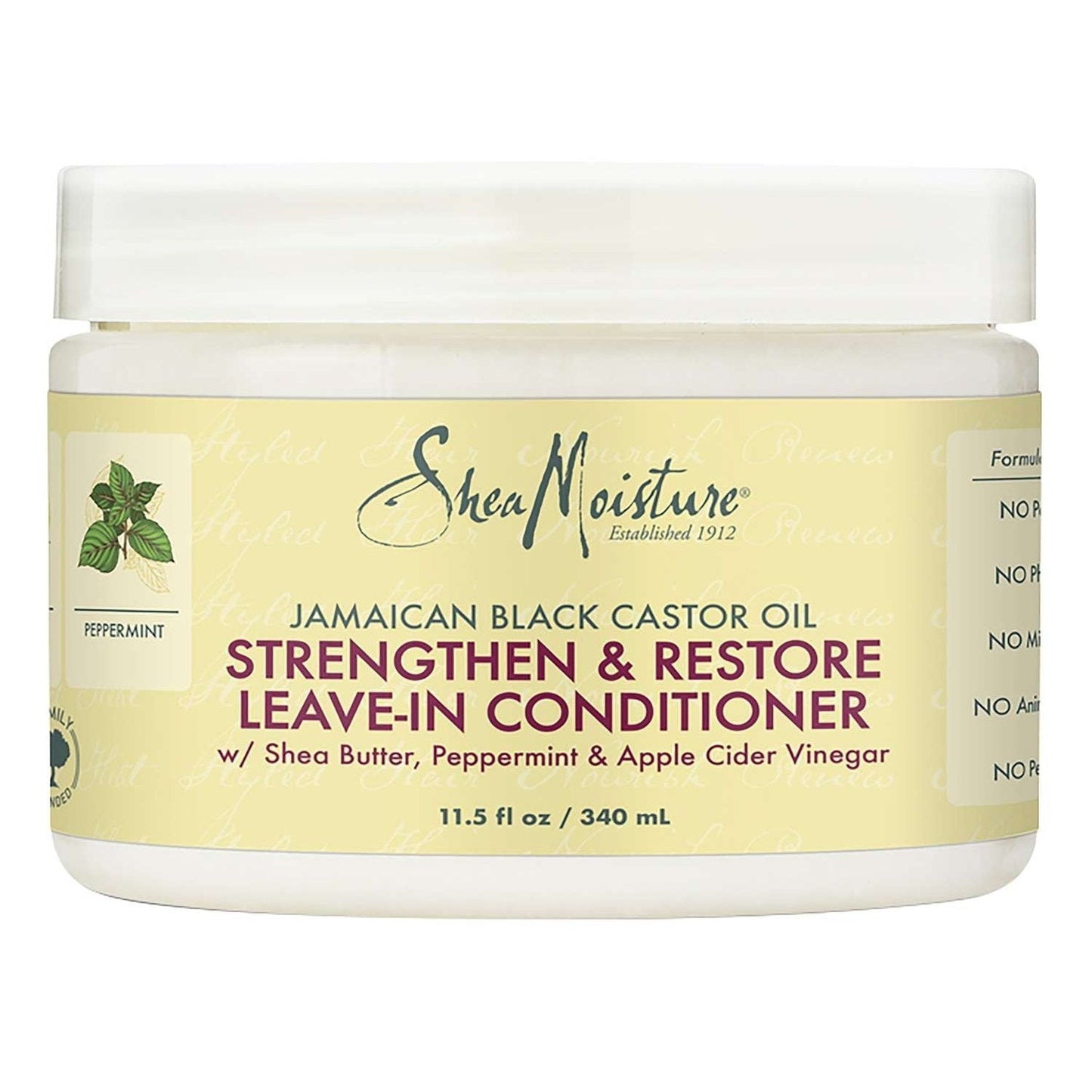 Shea Moisture Leave-In Conditioner Jamaican Black Castor Oil 11.5 Fl Oz