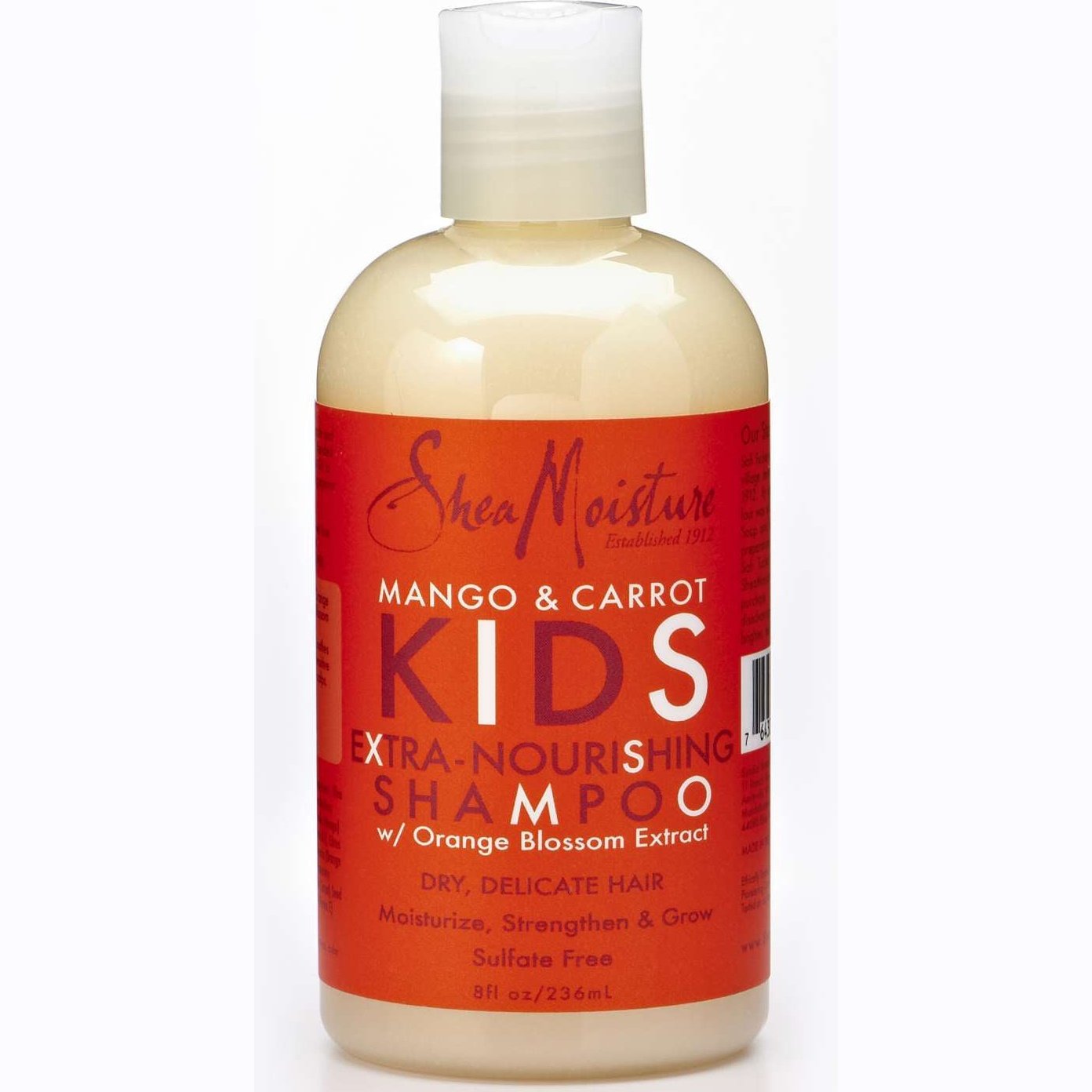 Shea Moisture Shampoo Mango Carrot Extra-Nourishing 8 Oz