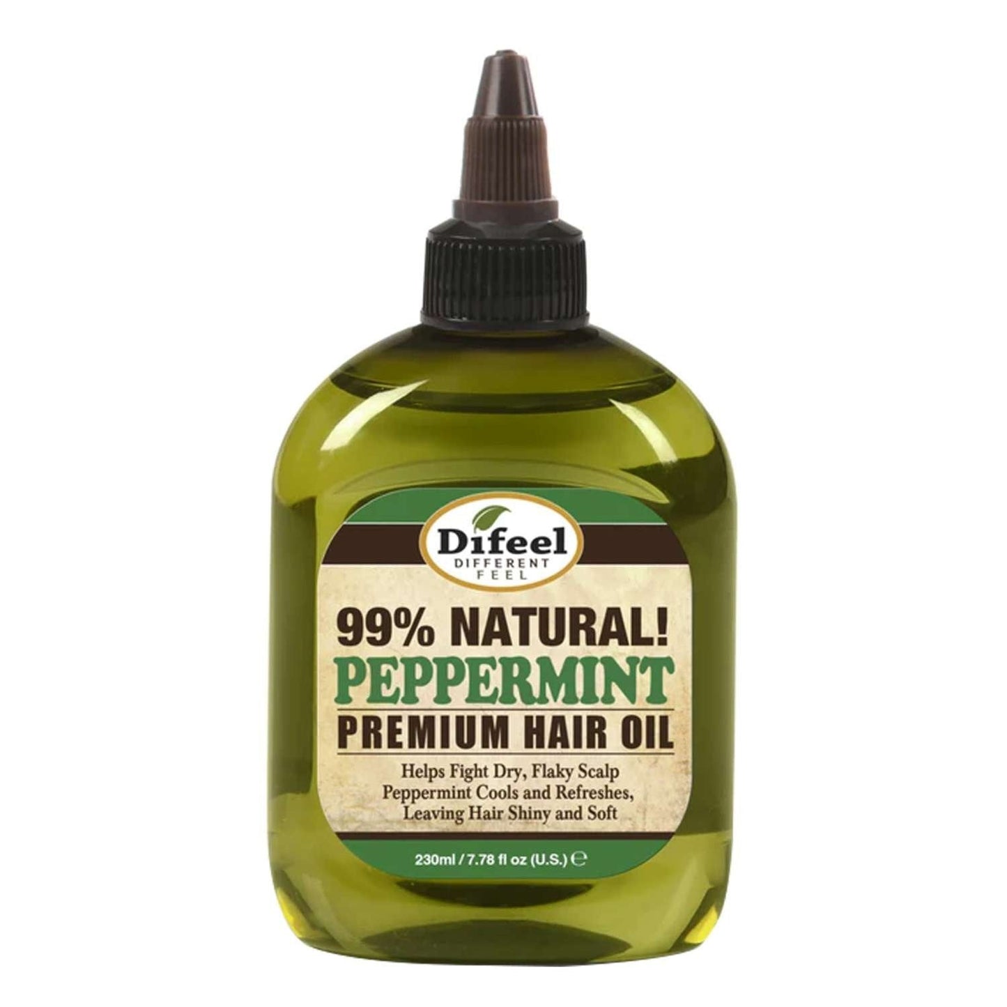 Natural Hair Oil with Peppermint Oil 7.78 Oz
