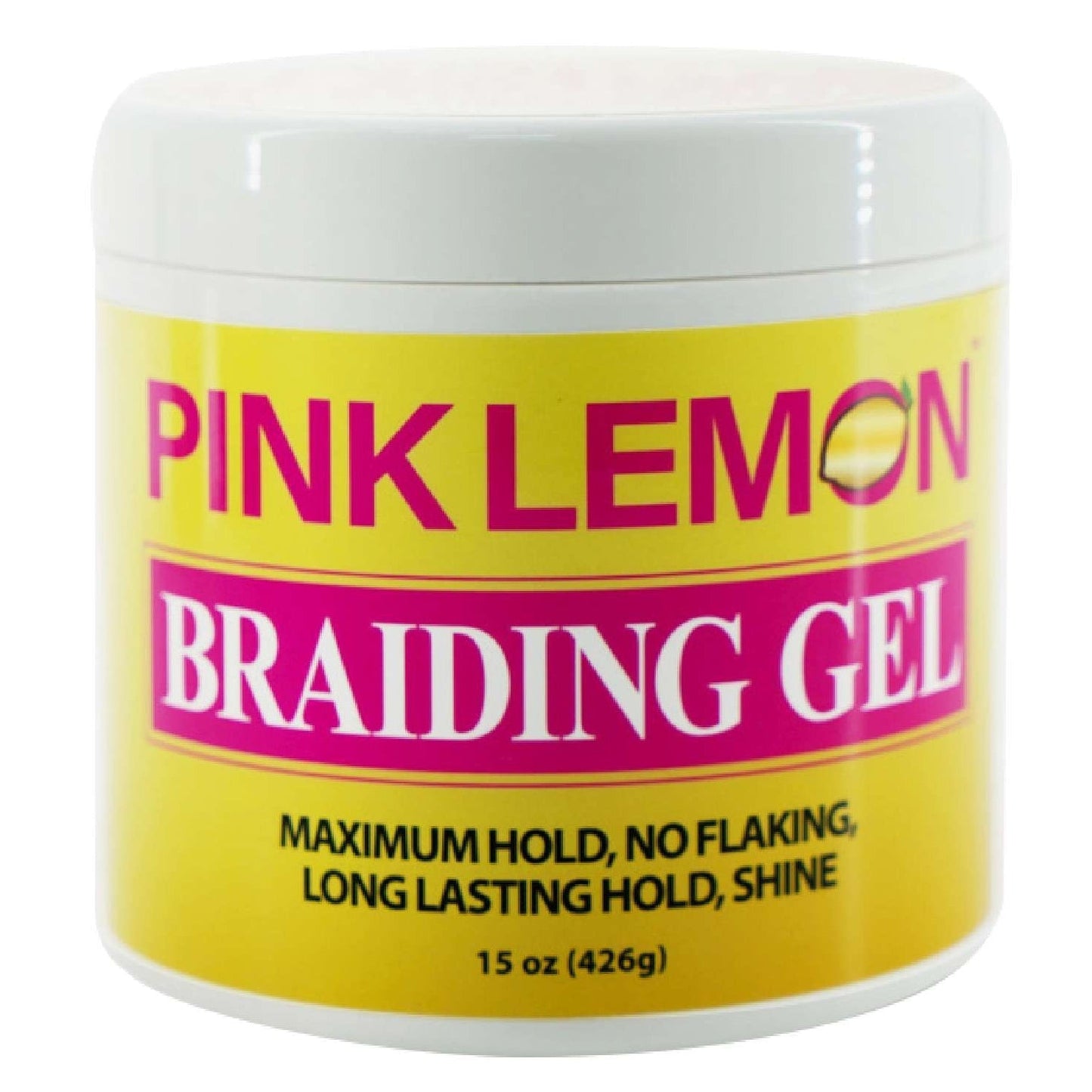 Braiding Gel Pink Lemon 15 Oz