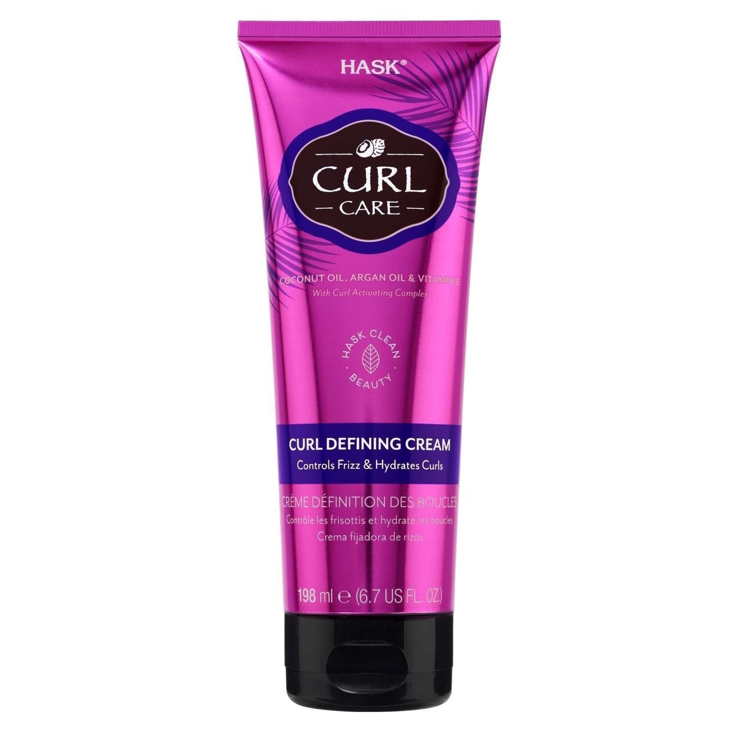 Curl Defining Cream with Coconut and Argan Oil for Frizz-Free Curls