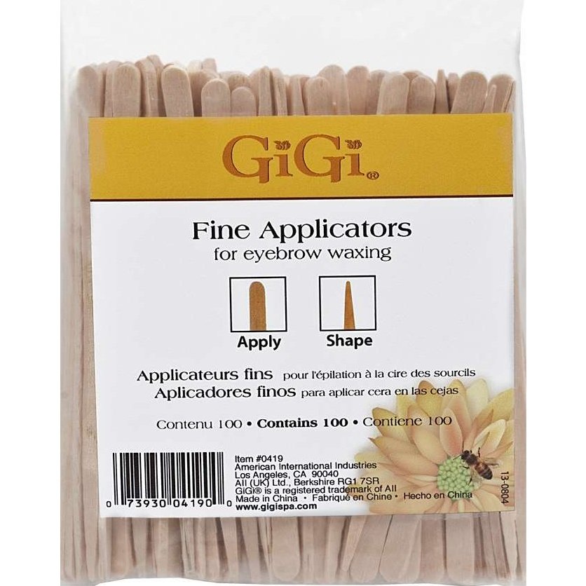 Fine Applicators for Brow Waxing and Shaping