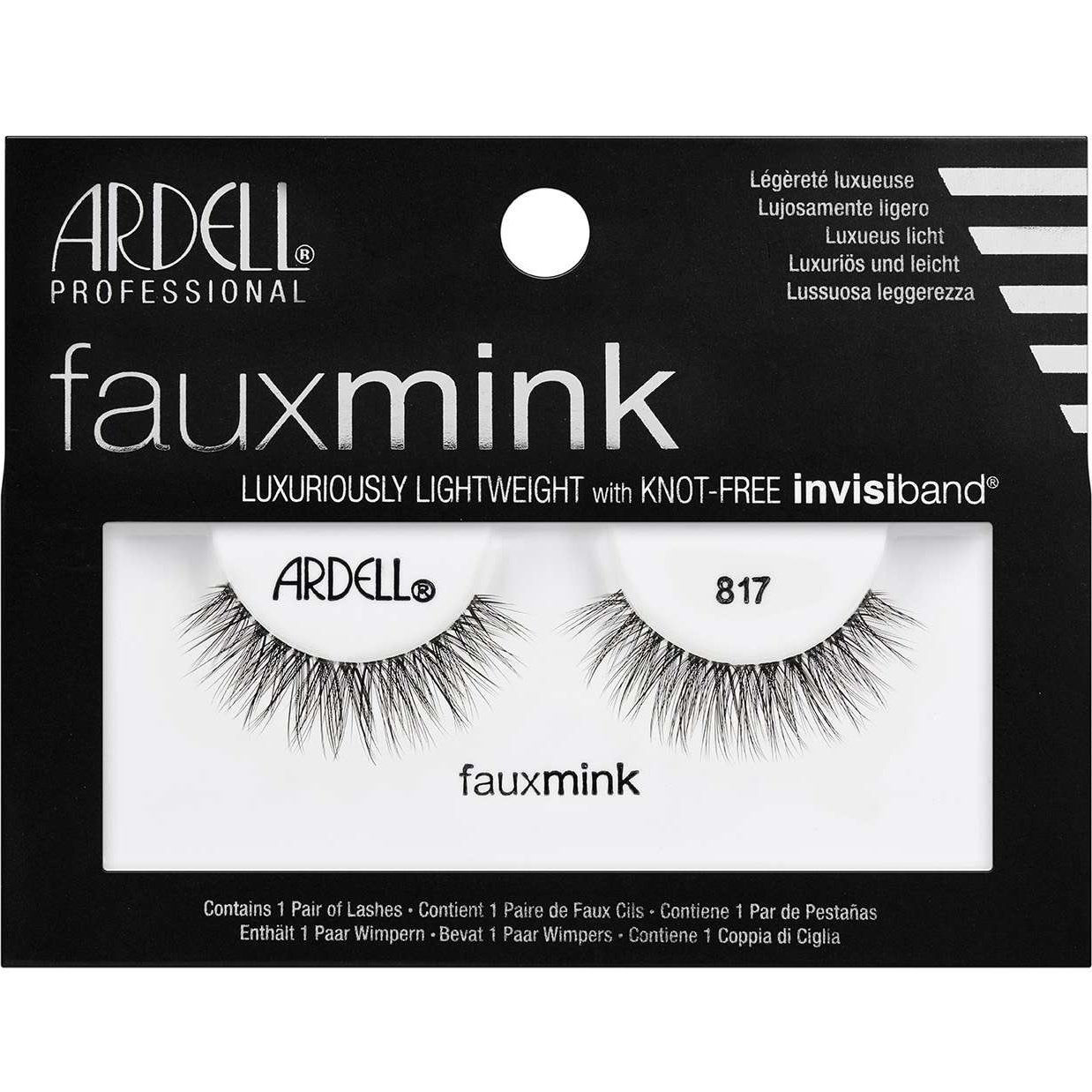 Faux Mink Strip Lash Spiky Medium Length