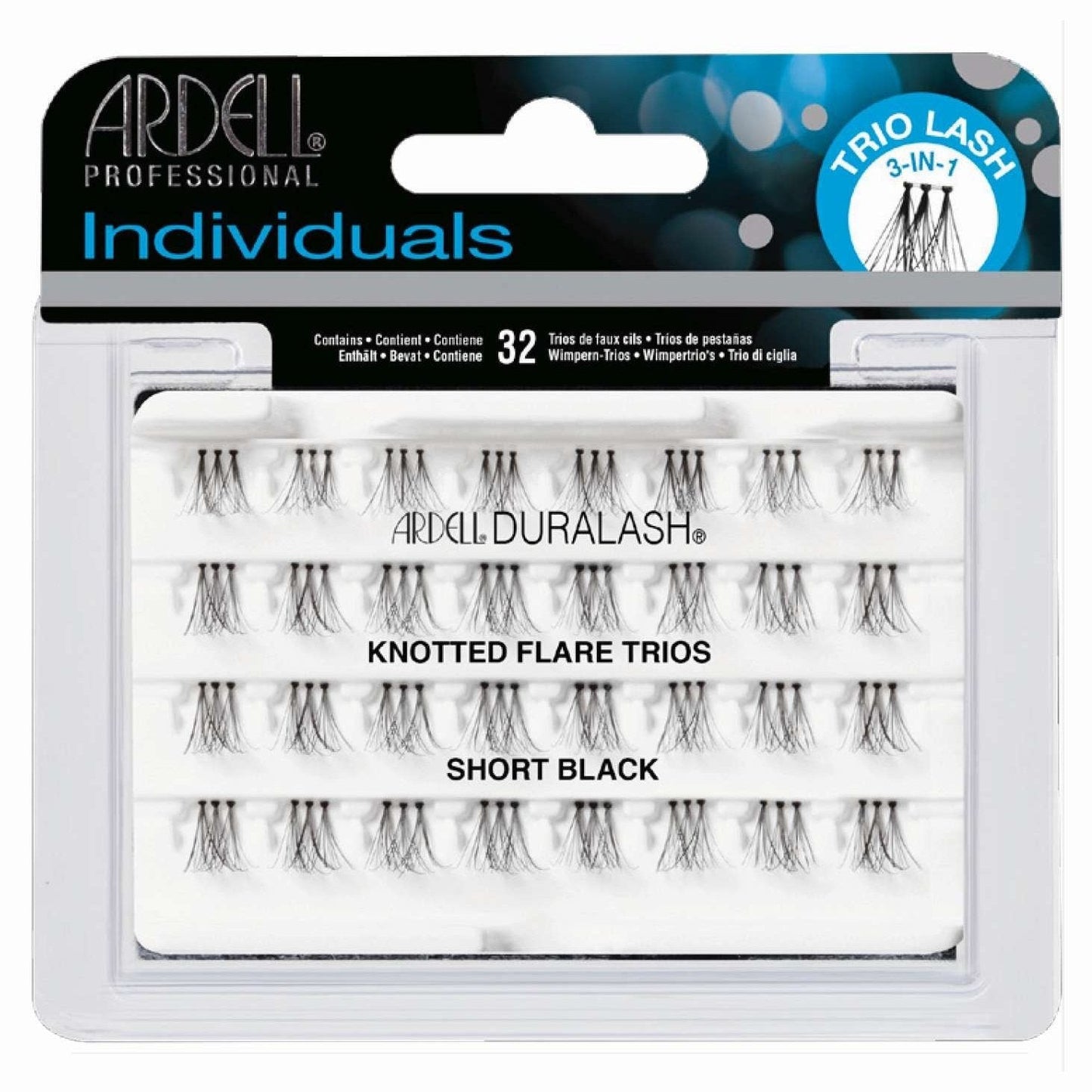 Individual Lash Trios Knotted Flare Short Length