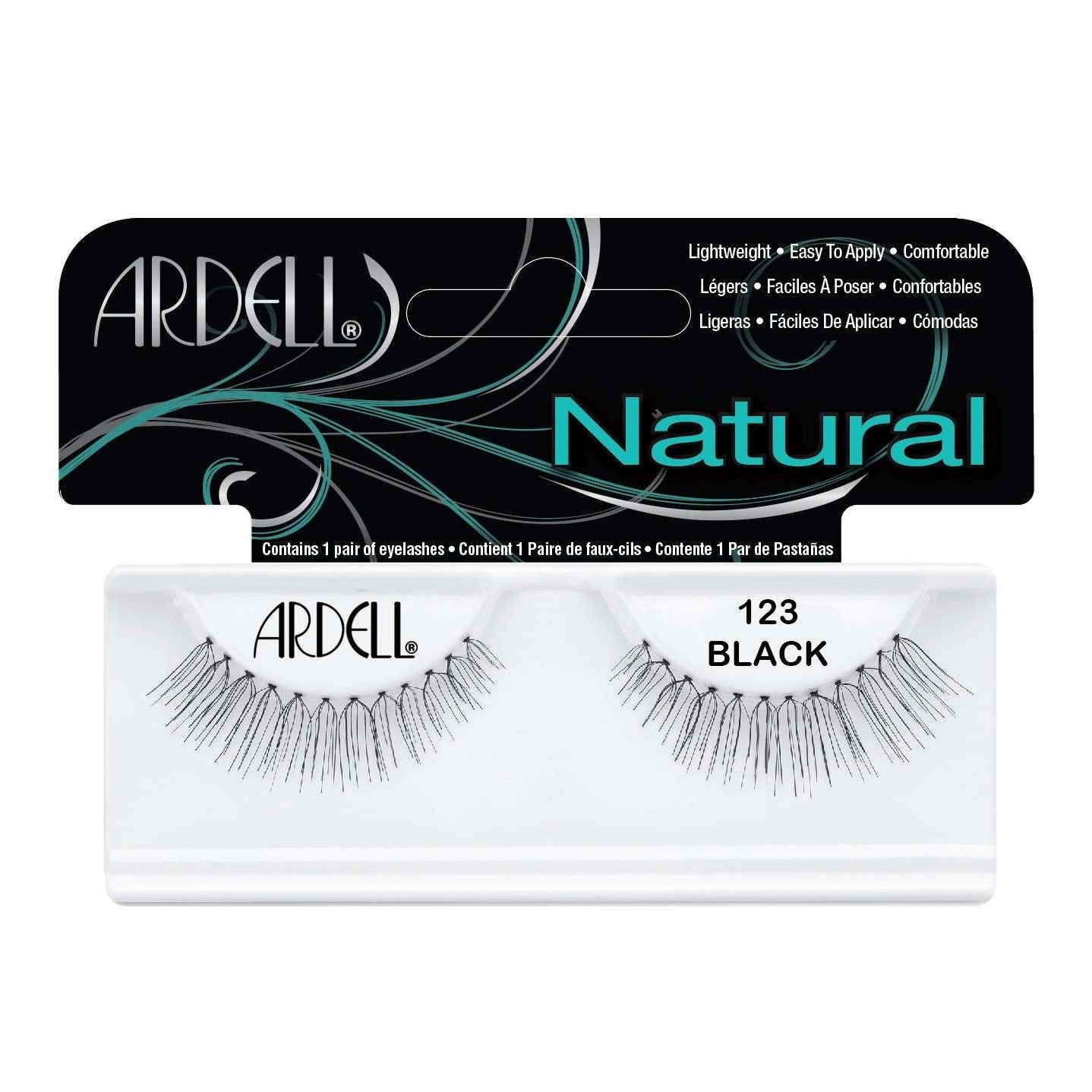 Waterproof 100% Human Hair Eyelashes Style 123