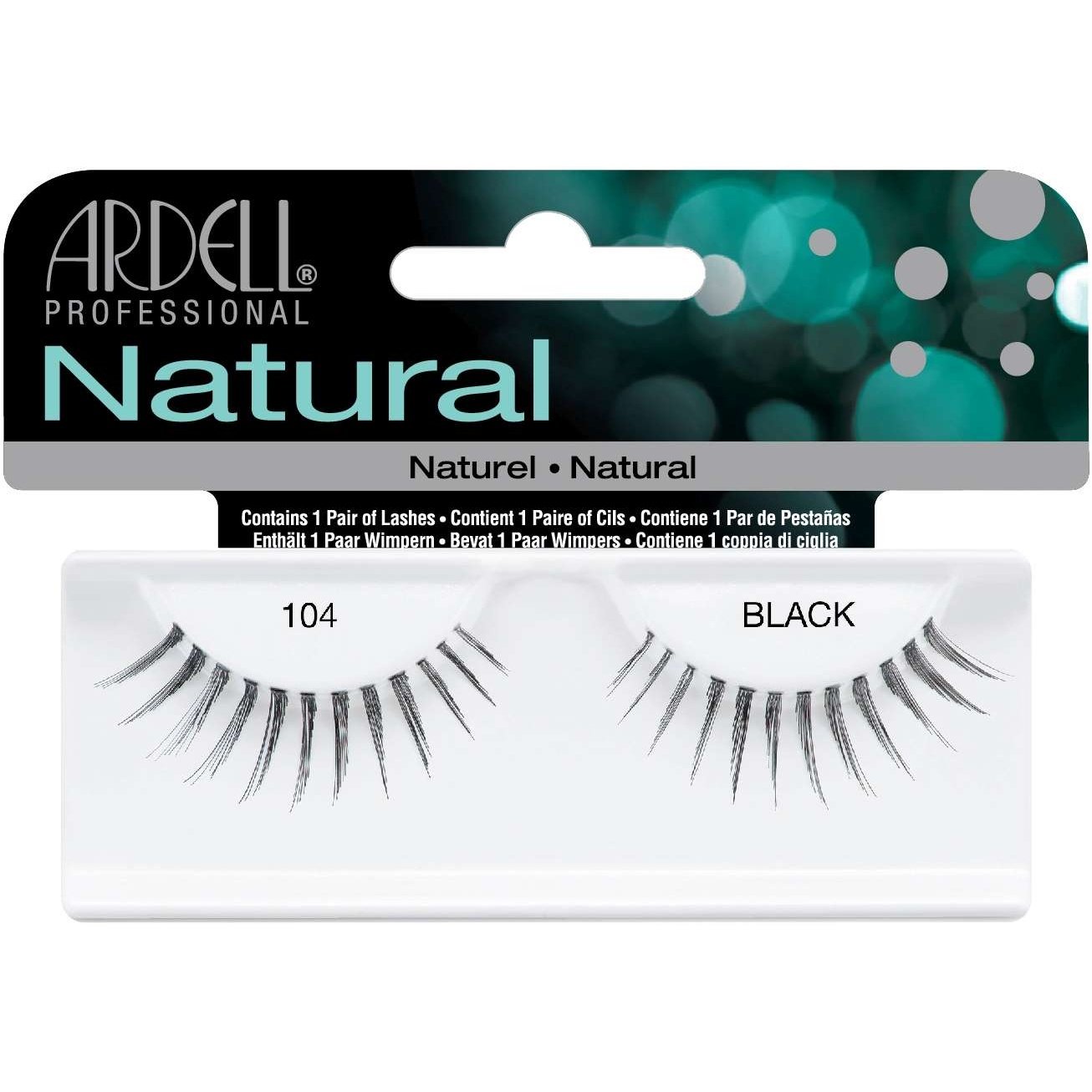 Natural Long Lashes 100% Human Hair Waterproof 104